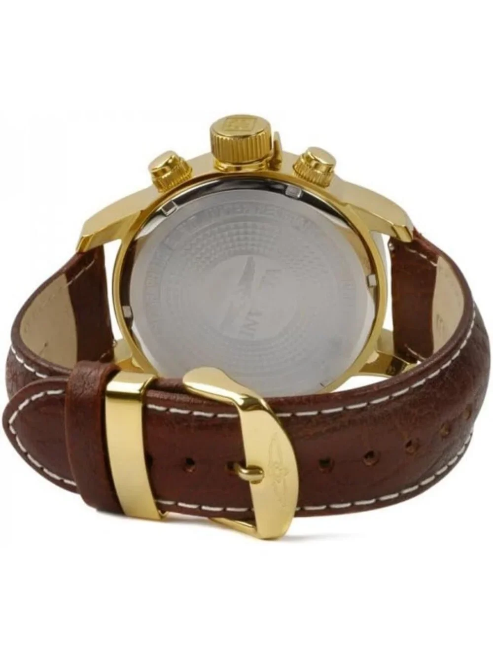 Stylish Men's Left-Handed Quartz Watch with Leather Strap - Perfect for Everyday